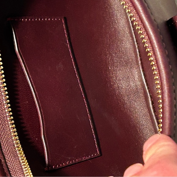 Coach Hamptons Hobo Bag Re-Edition 2005 Black Currant Gold Clasp - Picture 12 of 12